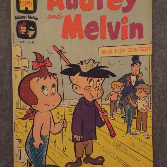 Vintage 1969 Little Audrey and Melvin #42 Harvey Comic Book Silver Age - Picture 1 of 2